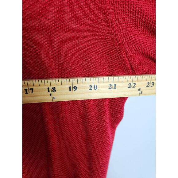 Polo Ralph Lauren Mens waffle knit Pima cotton sweater sz L lightweight holiday - Picture 6 of 8